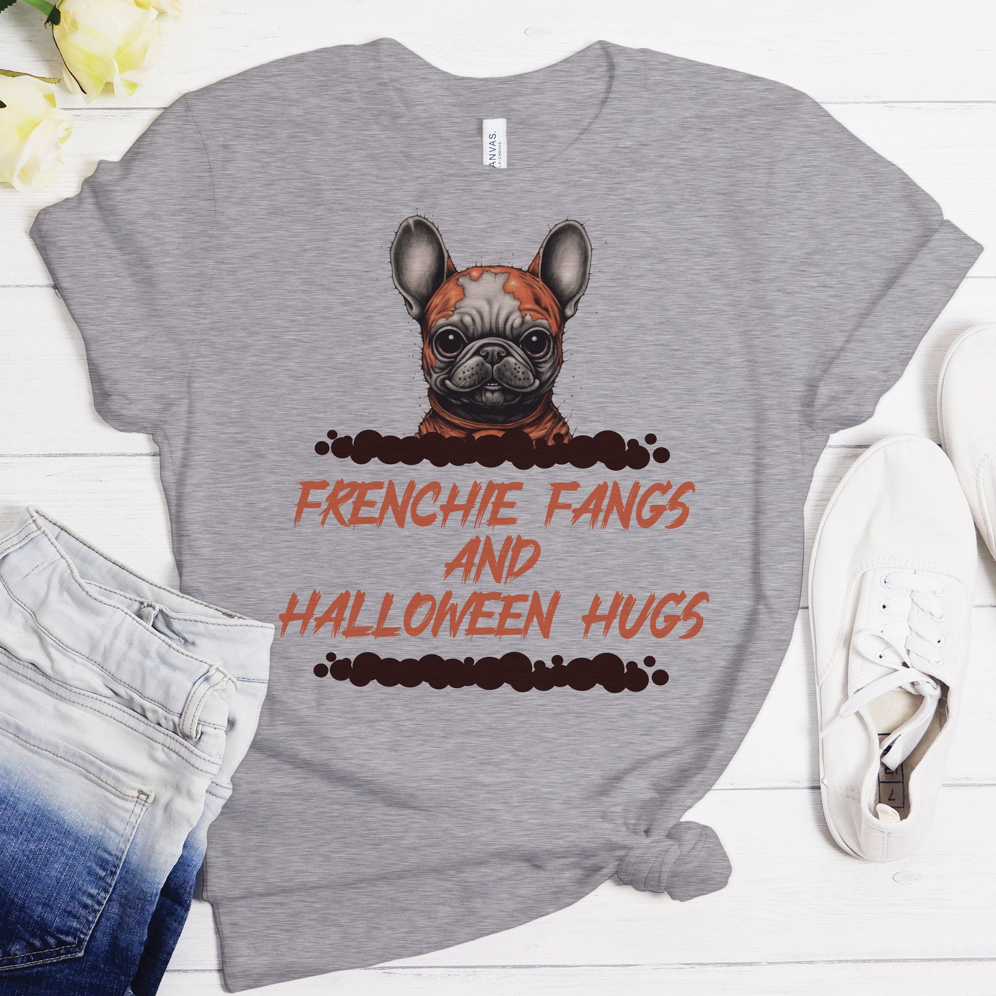 Frenchies Spooktacular – Unisex T-Shirt