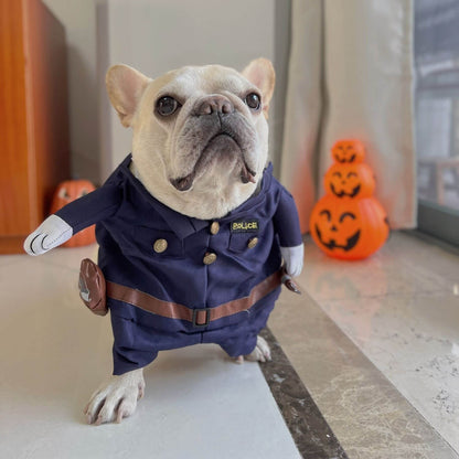 Frenchies funny Police Costume