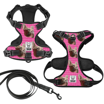 Quincy - Personalized No-Pull French Bulldog Dog Harness