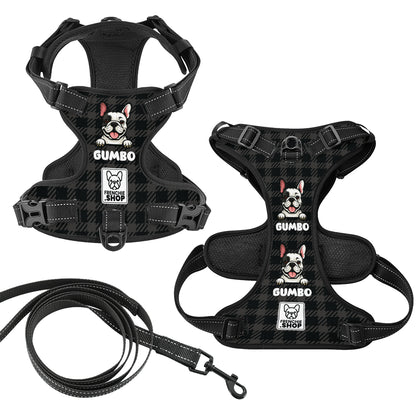 Jaq - Personalized No-Pull French Bulldog Dog Harness