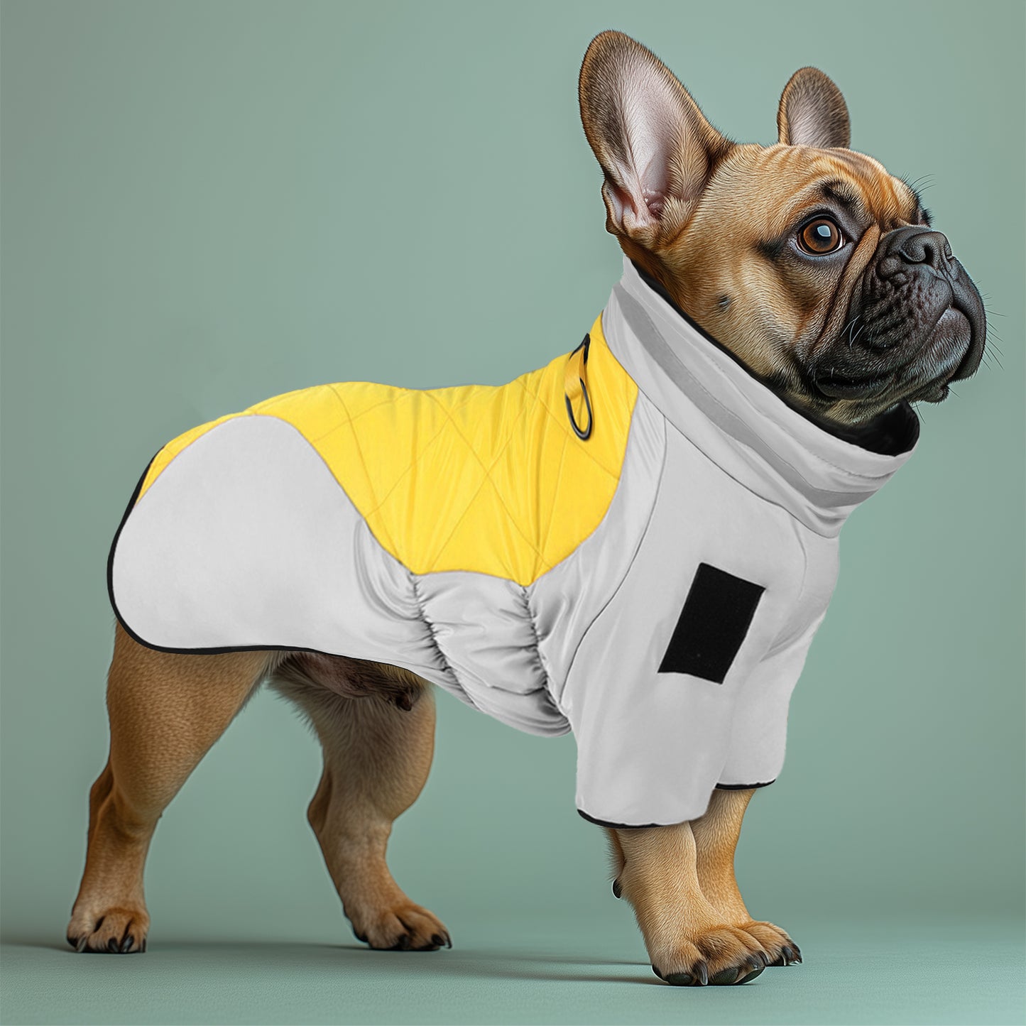 FrostGlow Winter Jacket for french bulldog