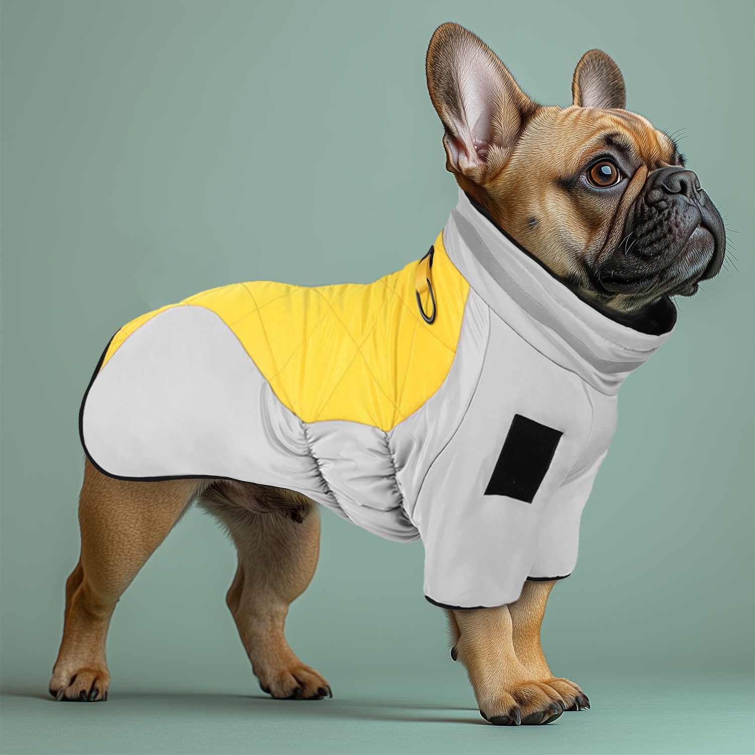 FrostGlow Winter Jacket for french bulldog