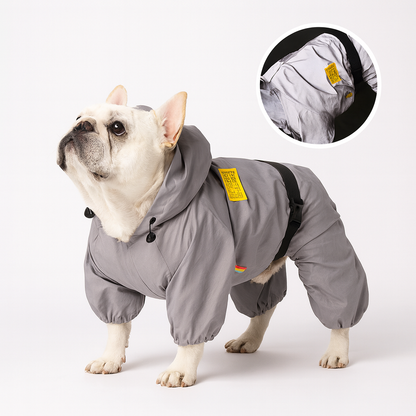 Furiva Frenchie Reflective Raincoat