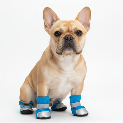 Reflective Boots for french bulldog
