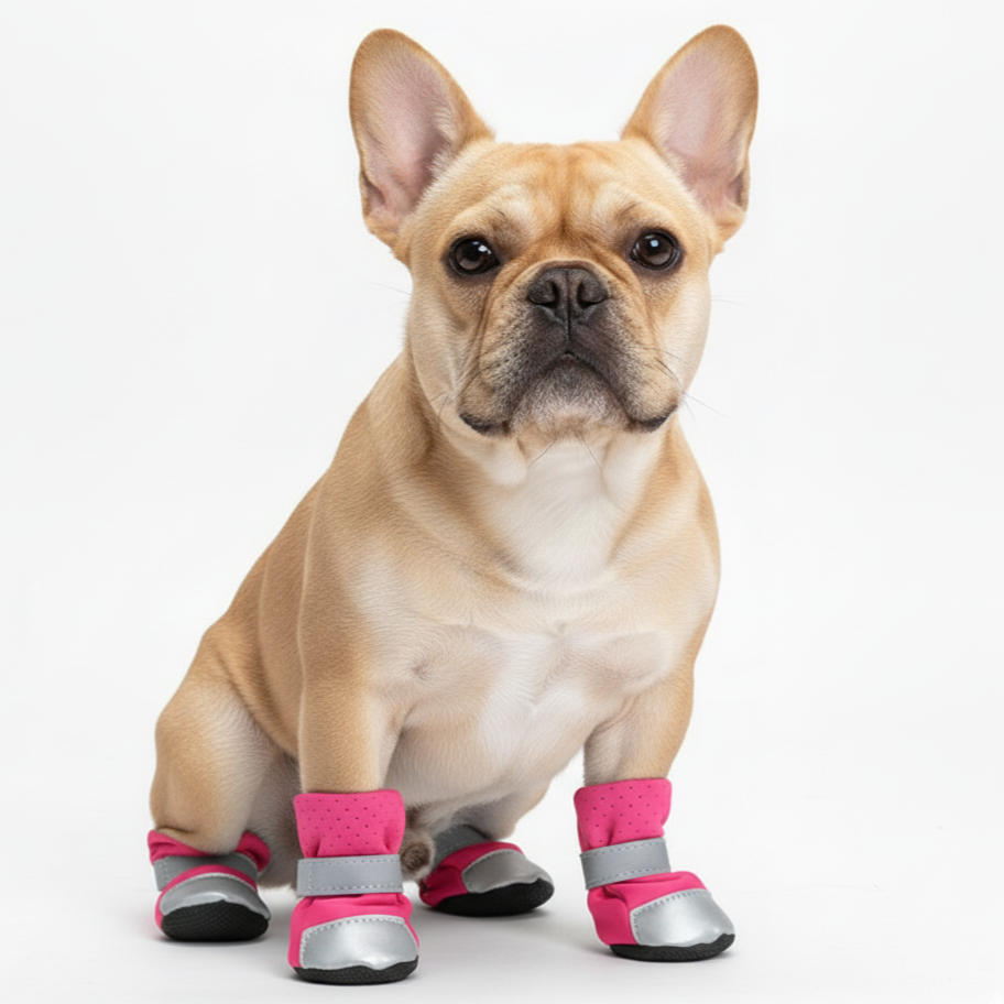 Reflective Boots for french bulldog
