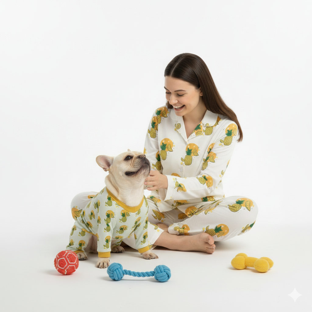 Daisy - Matching Pajama Set for Frenchie Lovers