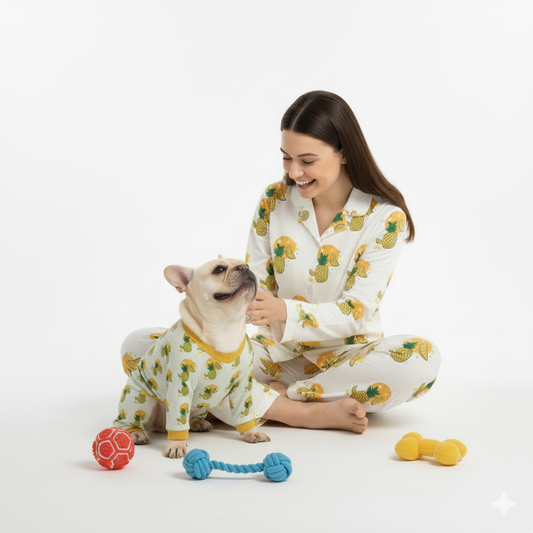 Daisy - Matching Pajama Set for Frenchie Lovers