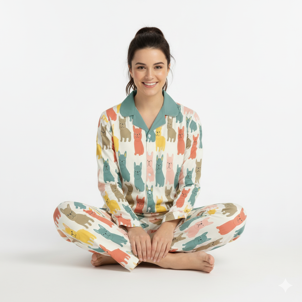 Ghost - Frenchie Pajama