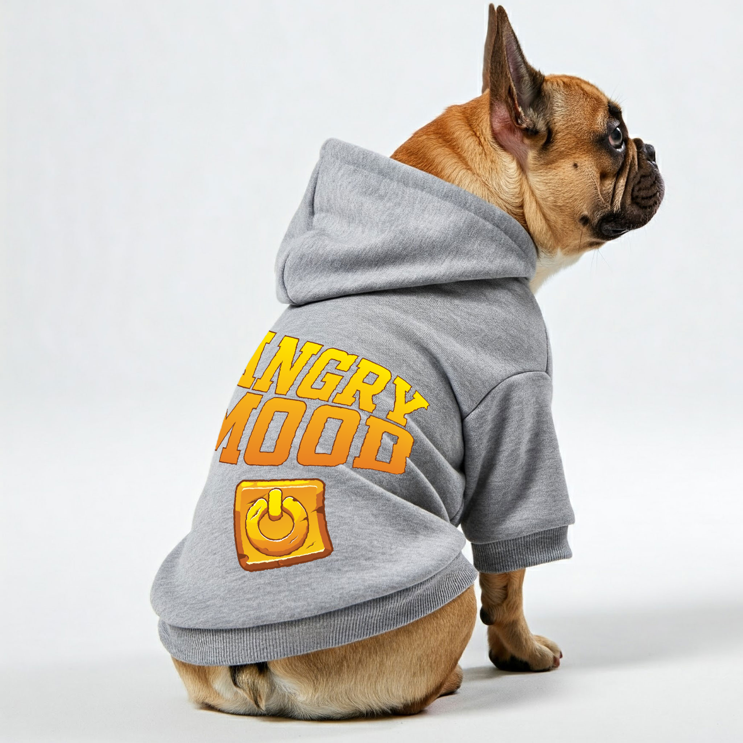 ANGRY MOOD - Personalized French Bulldog Hoodies with Funny Quotes – Stylish, Cozy, and Premium 100% Cotton