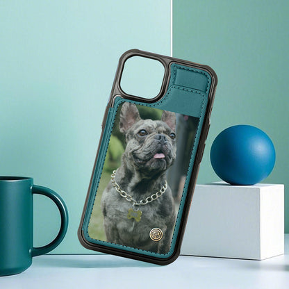 Lula - Personalized  Leather Wallet Case for for iPhone & Samsung