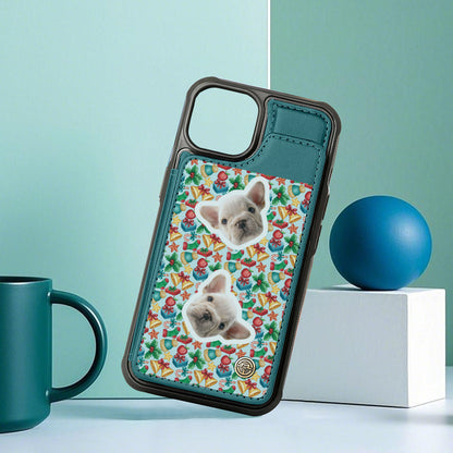 Ames - Personalized  Leather Wallet Case for for iPhone & Samsung