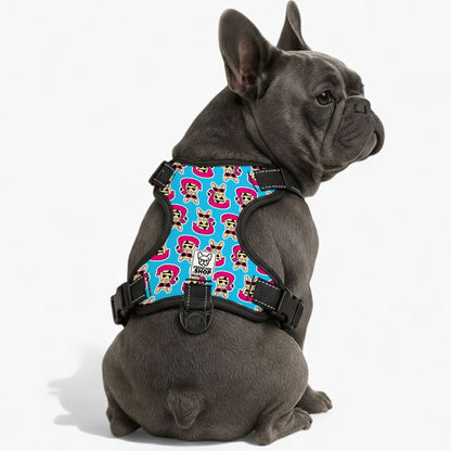 Papillon -  No-Pull French Bulldog Dog Harness