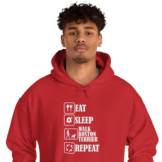 Clyde - Sudadera unisex con capucha para los amantes del Boston Terrier