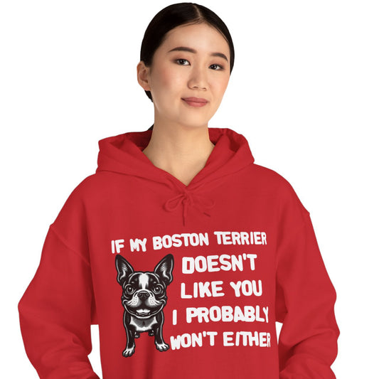 Domino  - Unisex Hoodie for Boston Terrier lovers