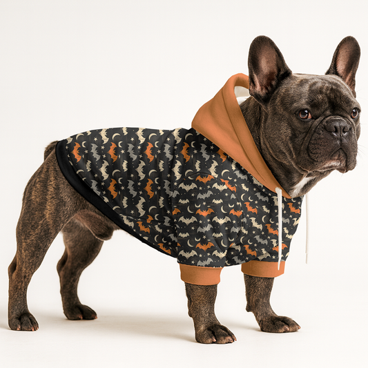 Halloween Bats Frenchie hoodie