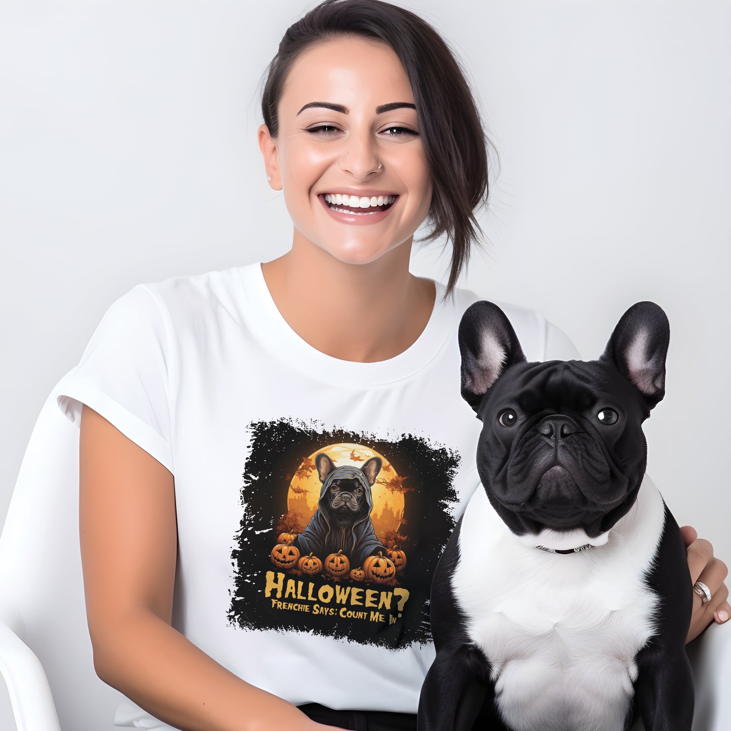 Halloween Frenchie - Unisex T-Shirt