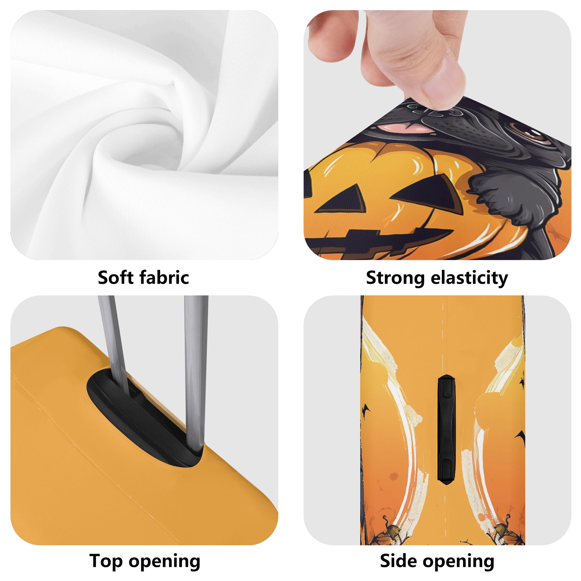 Halloween vibes Luggage Cover product details