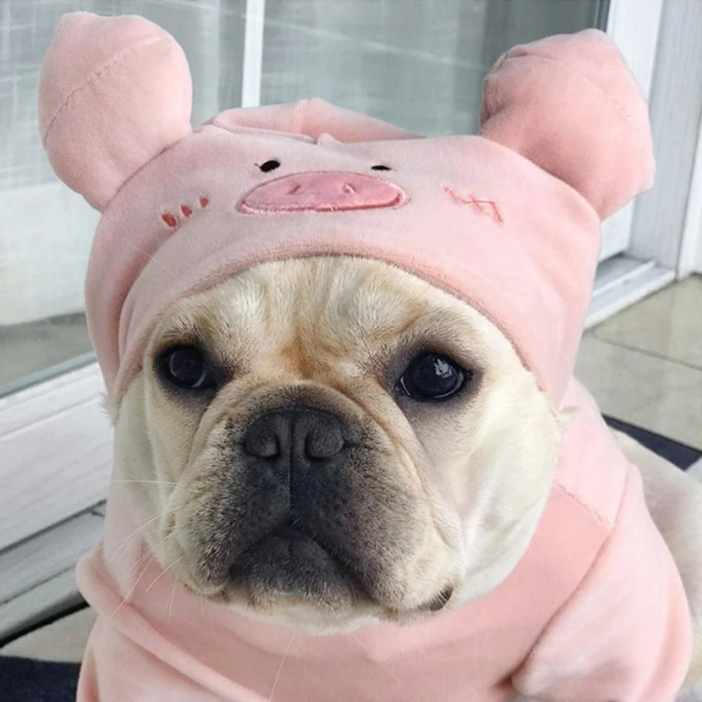 HogLet Frenchie Piggy Hoodie