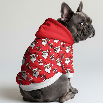 Santa - Frenchie hoodie