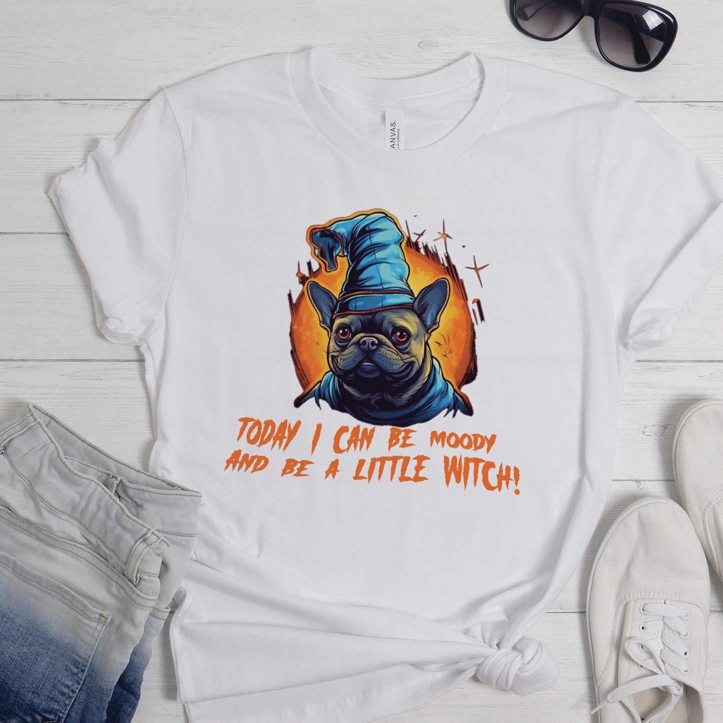 Howl-oween frenhie - Unisex T-Shirt