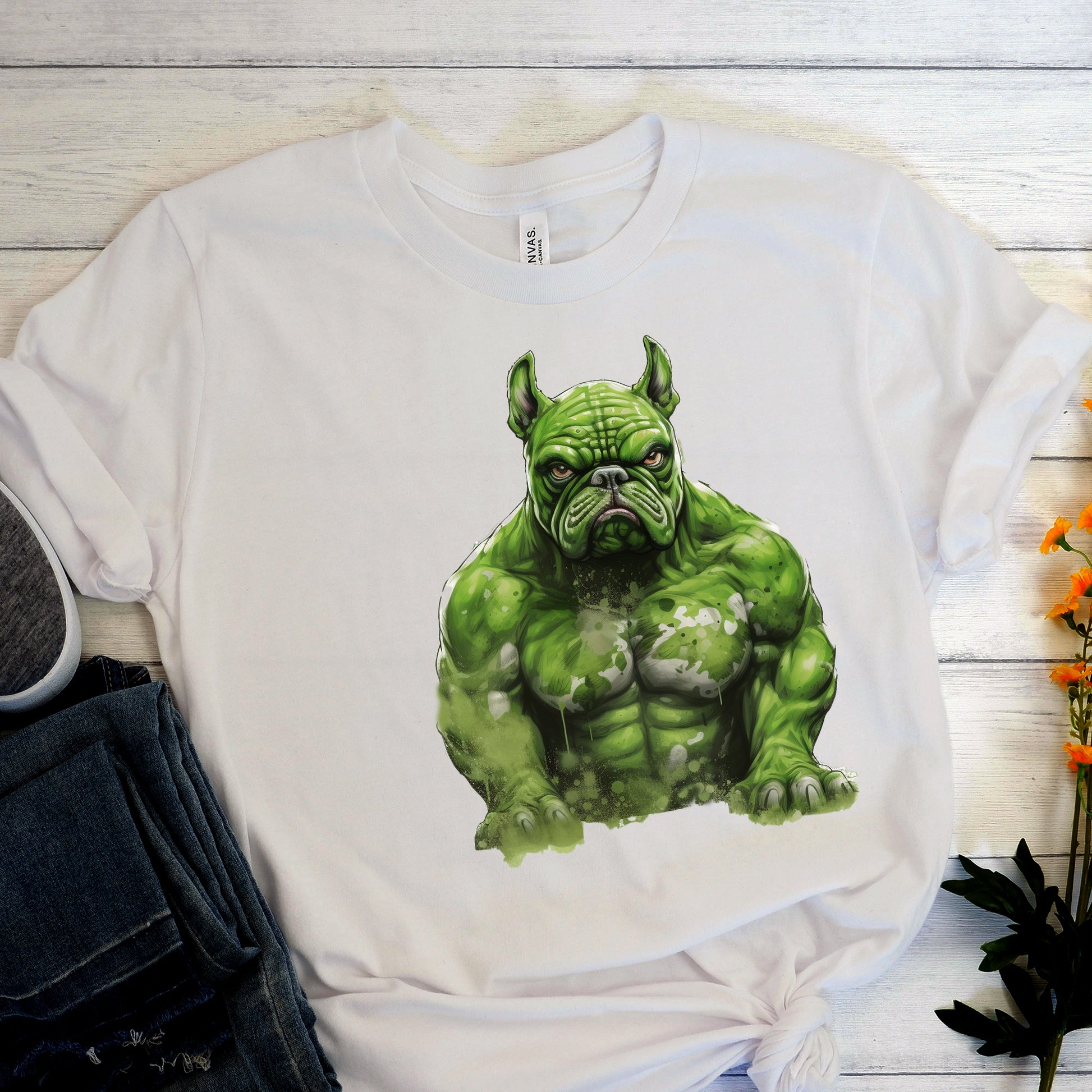 Frenchie Devotion Unisex Short-Sleeve T-Shirt - An All-Season Favorite for Dog Lovers
