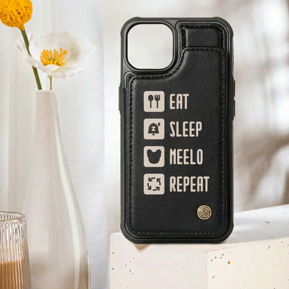 Nala - Personalized  Leather Wallet Case for for iPhone & Samsung