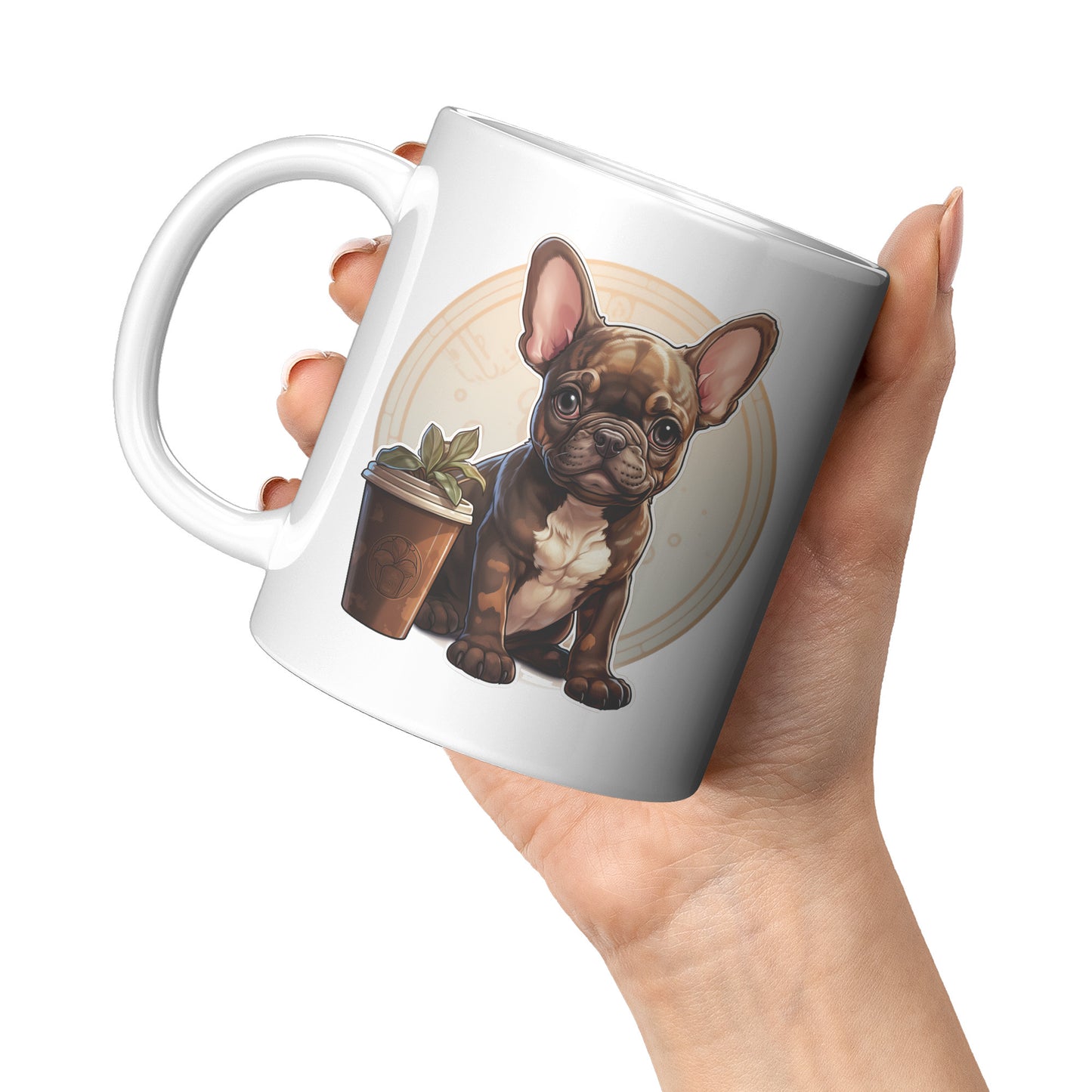 Loveable Frenchie Design Mug - A Must-Have for Dog Lovers