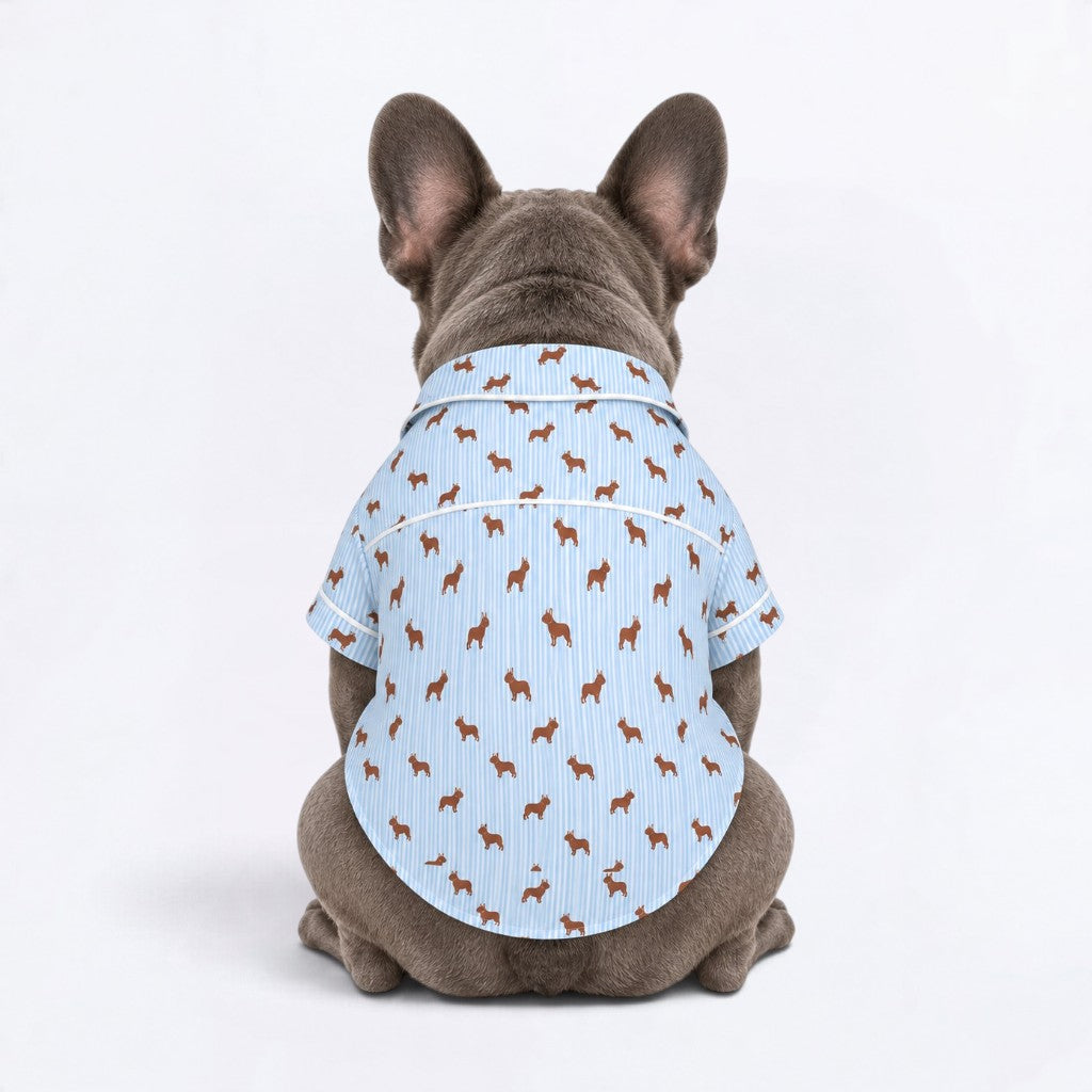 Gigi – Matching Frenchie  Pajamas | Soft Satin Pajamas