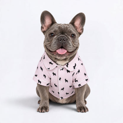 Nala – Matching Frenchie  Pajamas | Soft Satin Pajamas