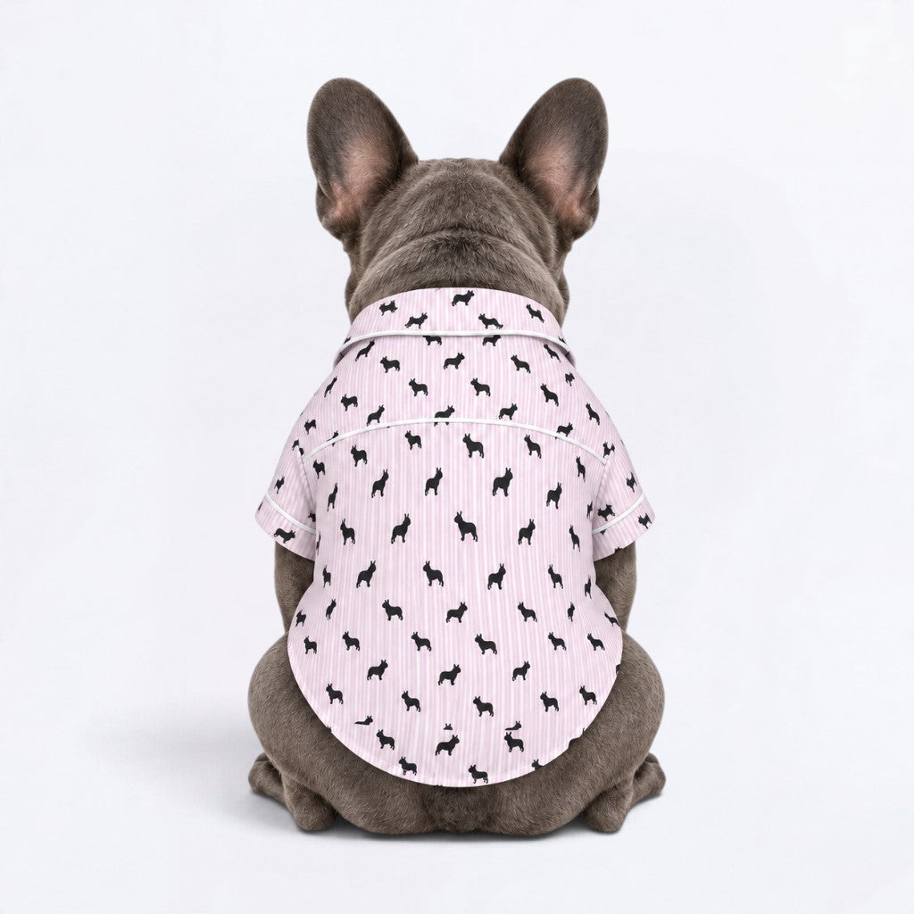 Nala – Matching Frenchie  Pajamas | Soft Satin Pajamas