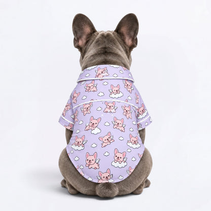 Finn – Matching Frenchie  Pajamas | Soft Satin Pajamas
