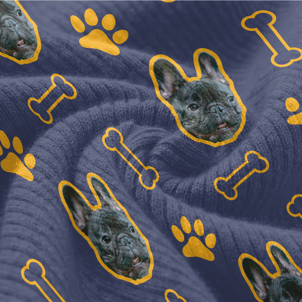 Bloom - Personalized Wool Sweater for Frenchies