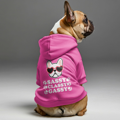 Atrevidas, elegantes y divertidas: sudaderas personalizadas de bulldog francés con frases divertidas: elegantes, acogedoras y de primera calidad, 100 % algodón.
