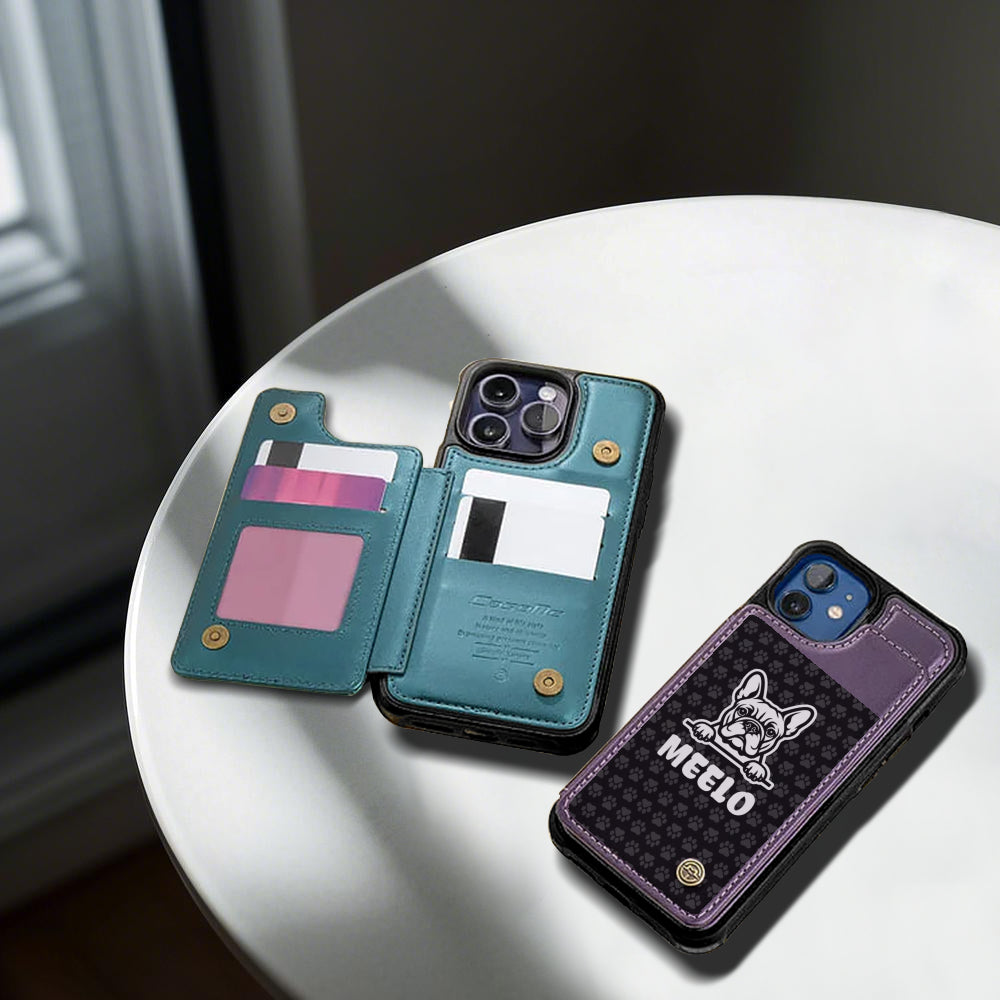 Alexandre - Personalized  Leather Wallet Case for for iPhone & Samsung