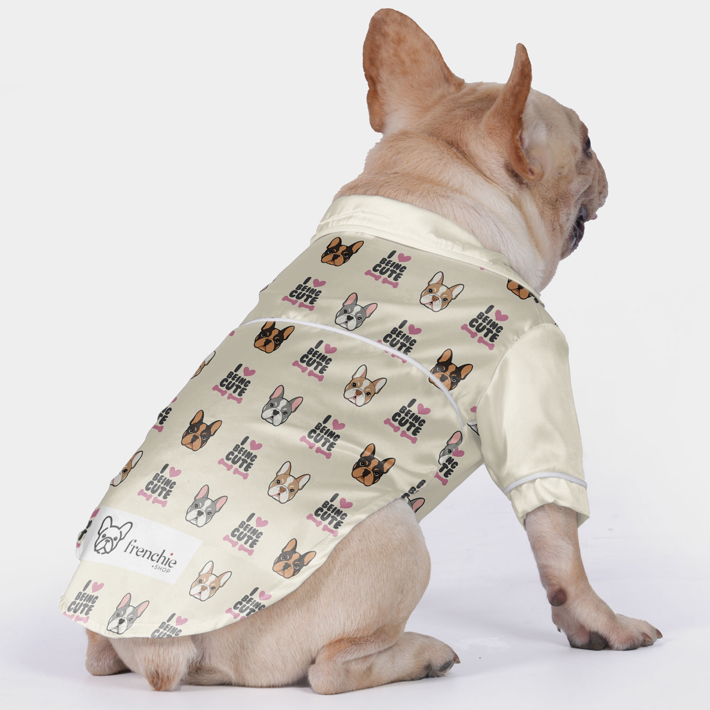 AllOver Print Small Pet Pajamas frenchie Shop