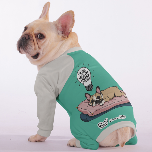 Im not lazy, Im energy efficient. - Frenchie Pajamas – Ultra-Soft, Cozy, & Adorably Stylish