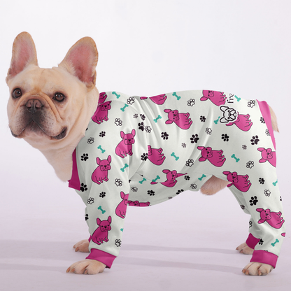 Maggie - Pyjama Frenchie – Ultra doux, confortable et adorablement élégant