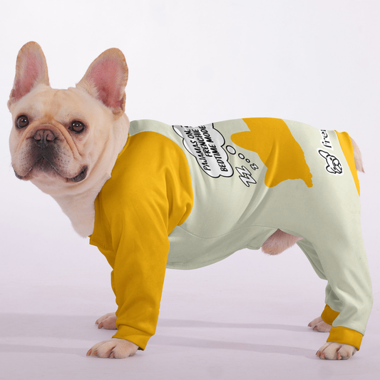 Pajamas on, zoomies off: Frenchie bedtime mode activated - Frenchie Pajamas – Ultra-Soft, Cozy, & Adorably Stylish