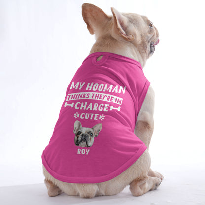 My Hooman - Personalized Frenchie Shirt | Custom Dog T-Shirt for French Bulldogs