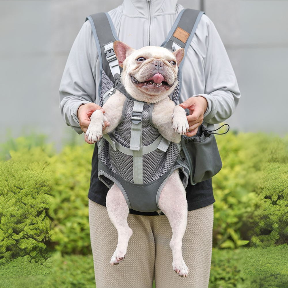 PawPorter French Bulldog Carrier Backpack – Travel and Hiking Bag for Frenchies
