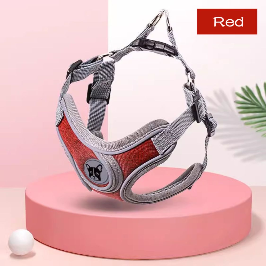 Reflective frenchie harness