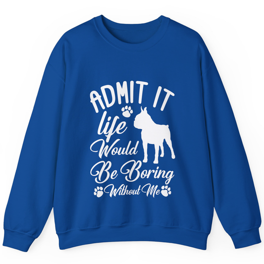 Milo - Unisex Sweatshirt for Boston Terrier lovers