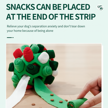 Sniffing Puzzle Ball for French bulldogs