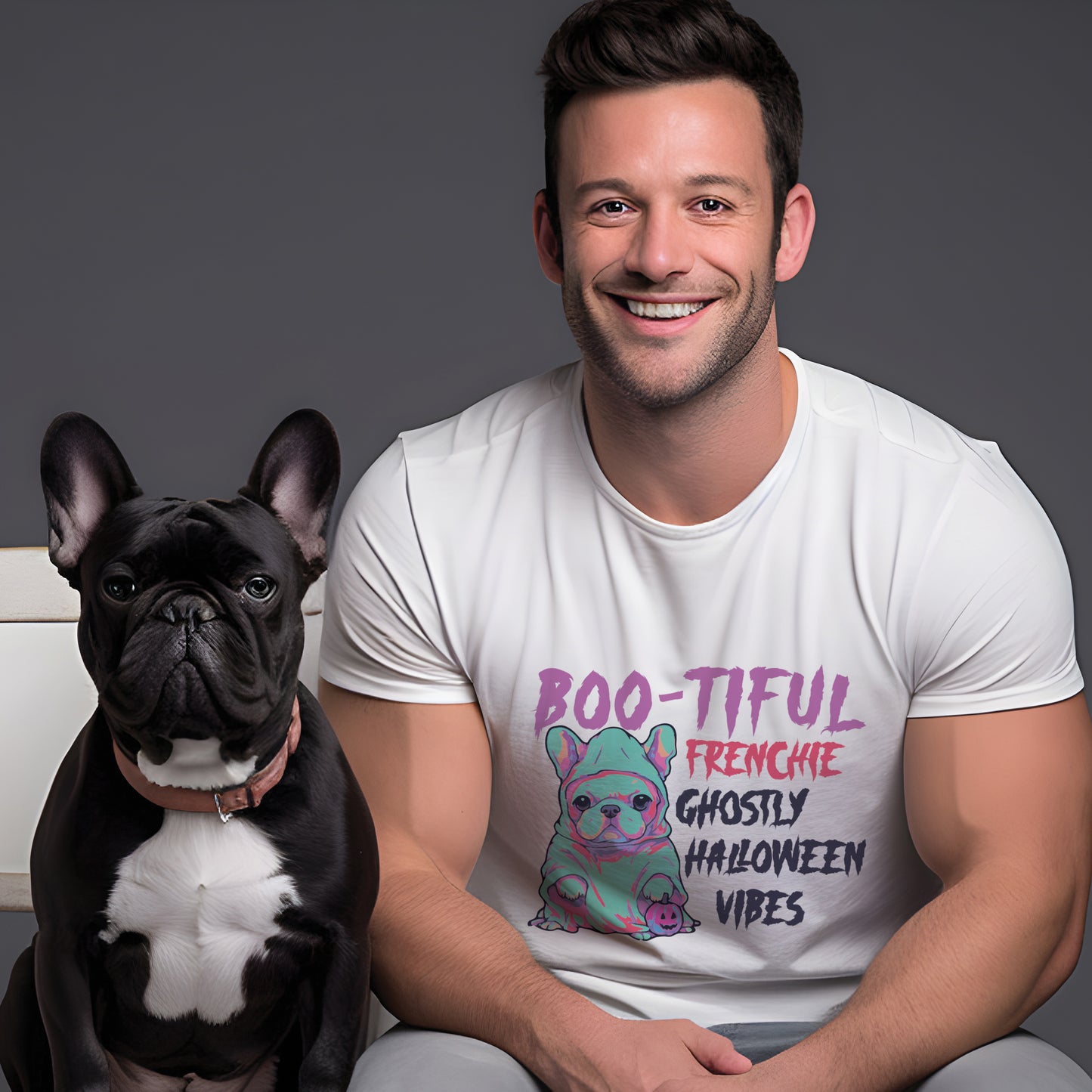 Spooktacular Frenchie- T-Shirt