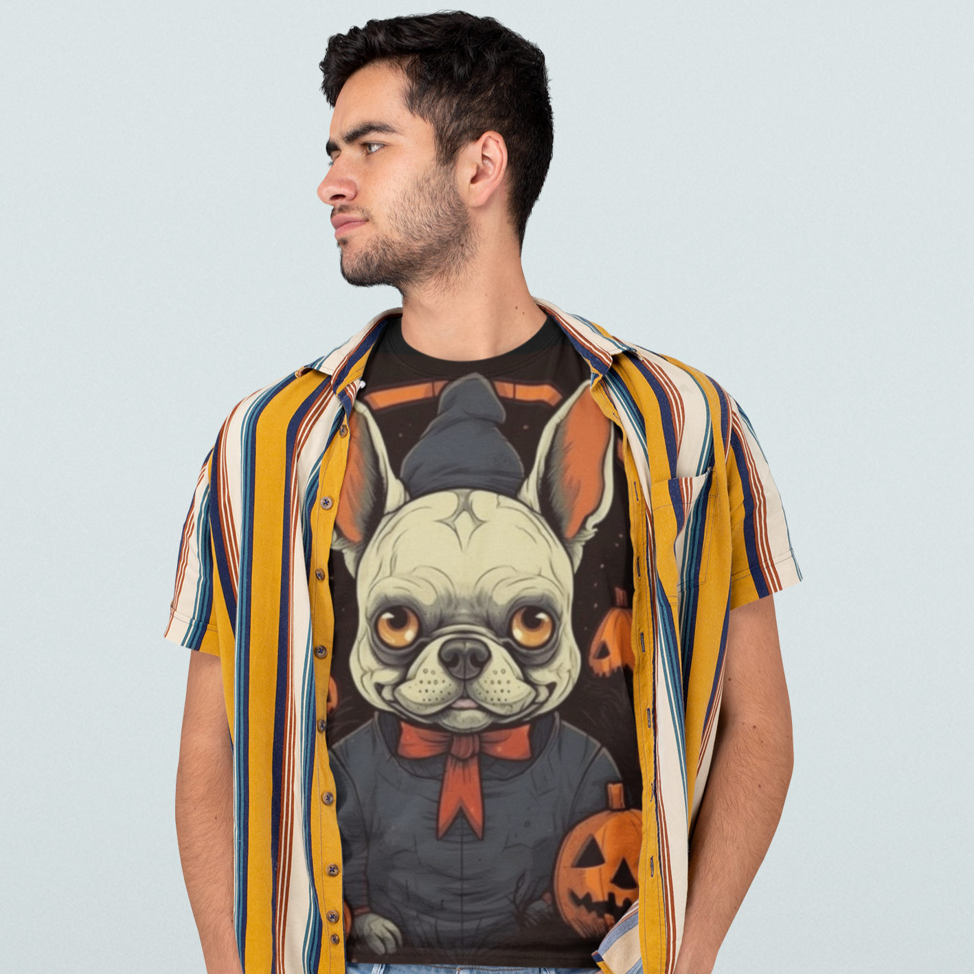 Spooky Halloween Frenchie T-Shirt
