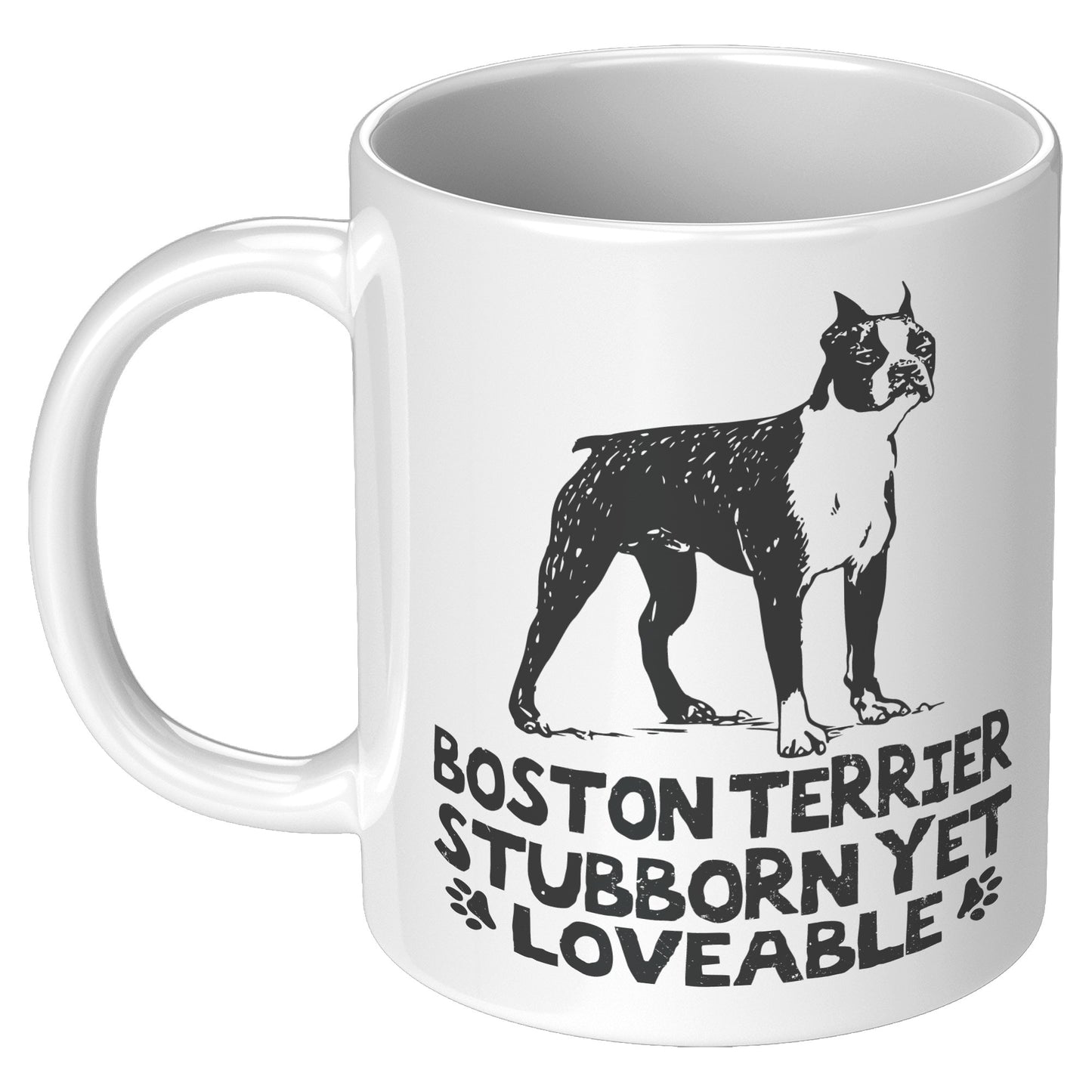 Stripes-Mug for Boston Terrier lovers