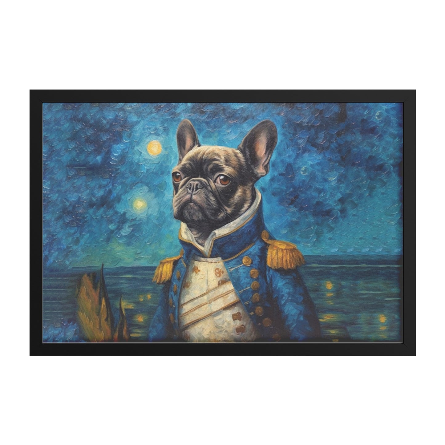 The Starry Night of a Frenchie