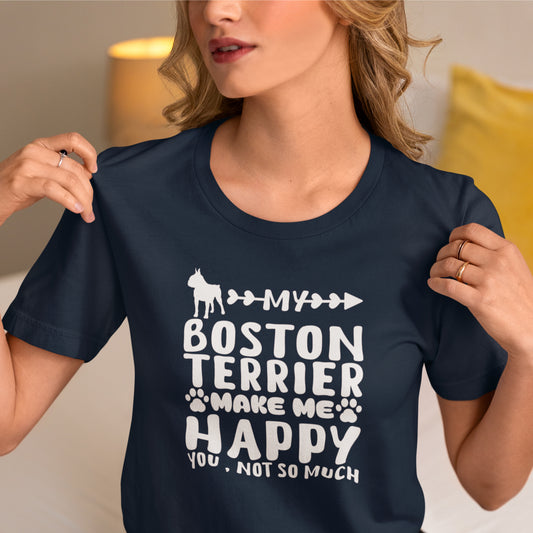 Camila - Unisex Tshirts for Boston Terrier Lovers