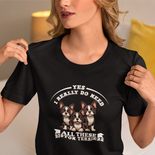 Milo- Unisex Tshirts for Boston Terrier Lovers