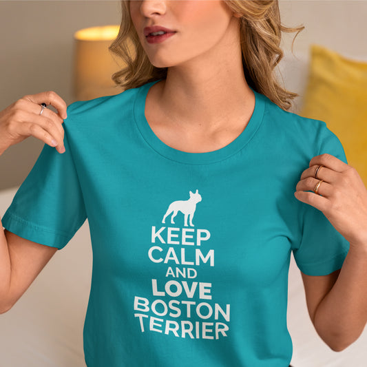 Elvis - Unisex Tshirts for Boston Terrier Lovers